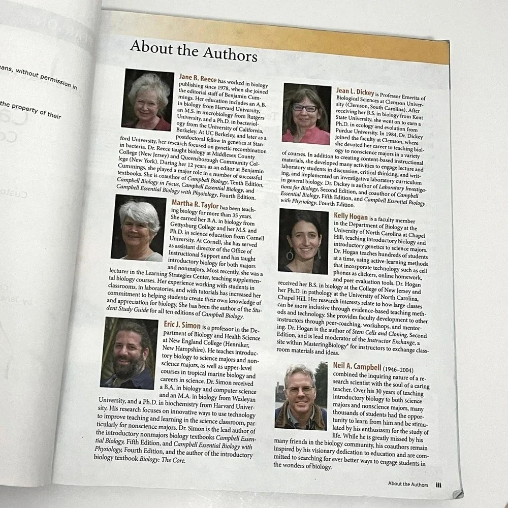 Campbell Biology Textbook Custom Edition for University of‎ Mary Washington - Picture 6 of 6